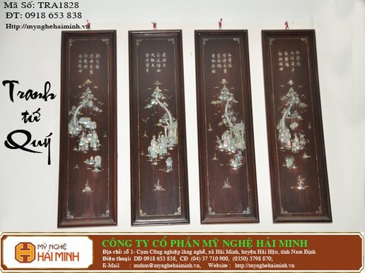 Tranh Tứ Quý - Mã số: TRA1828