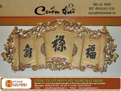 Cuốn thư - Phúc Lộc Thọ - Mã số: CT8880