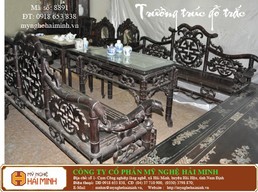 Trường Kỷ Trúc - gỗ Trắc - Mã số: TK8891