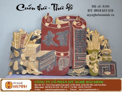 Cuốn thư Hữu Bản - Thư đồ - Mã số: CT8104