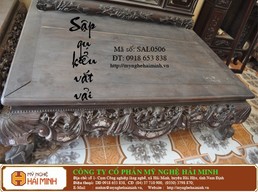 Sập gụ Vắt Vải khảm ốc - Mã số: SAP0506