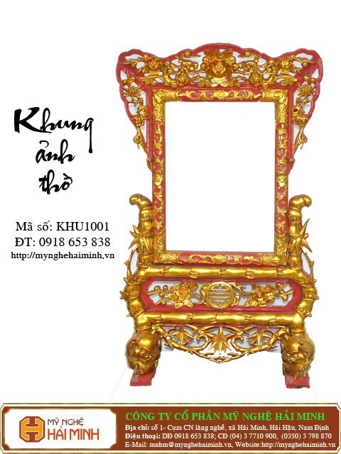 Khung ảnh thờ - Mã số: KHU1001