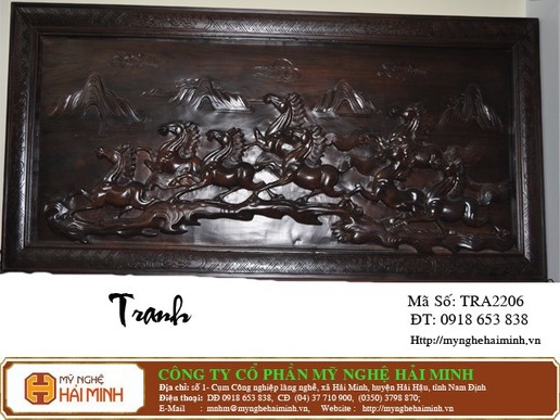 Tranh Bát Mã  - Mã số: TRA2206 