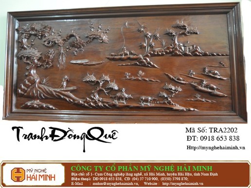 Tranh Đồng Quê - Mã số: TRA2202 