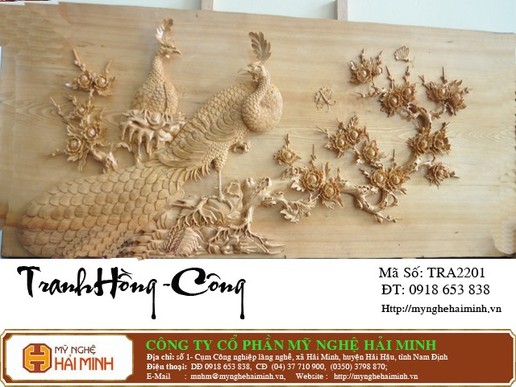 Tranh Hồng - Công - Mã số: TRA2201 
