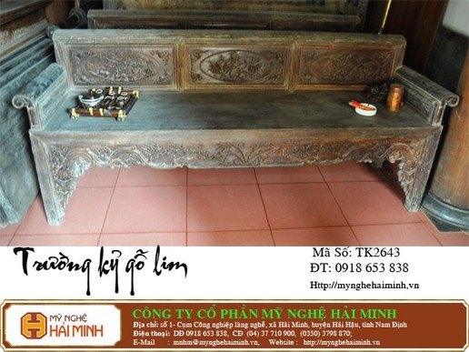 Trường kỷ gỗ lim -  Mã số TK2643