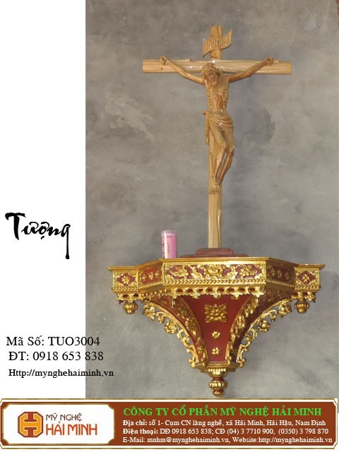 Tượng và Tòa  Thiên Chúa - Mã số: TUO3004