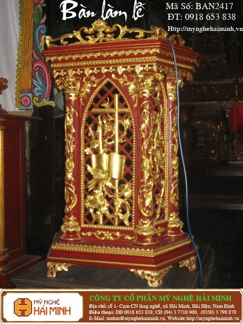 Bàn làm lễ - Mã số: BAN2417