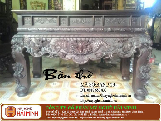 Bàn thờ cao cấp - Mã số BAN1929