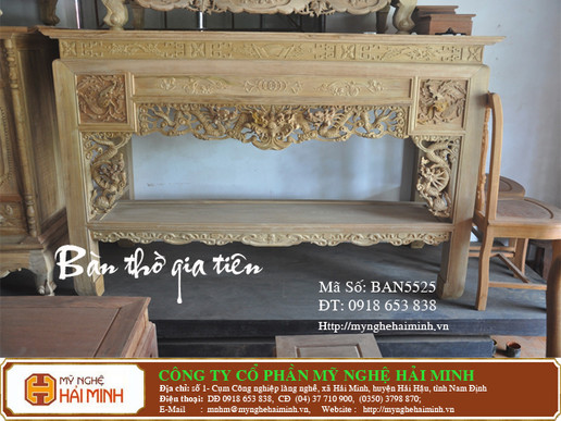   Bàn Thờ Gia Tiên  -  Mã số BAN5525