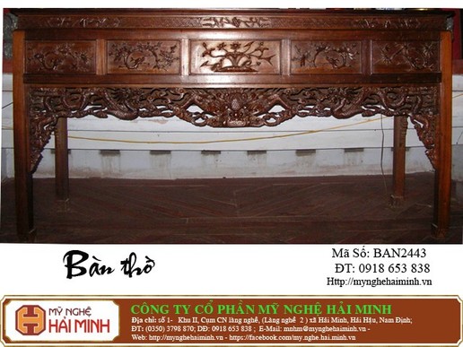  Bàn Thờ -  Mã số BAN2443