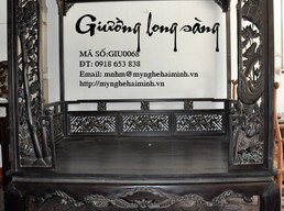 Giường Long Sàng gỗ cẩm cao cấp - mã số GIU0068