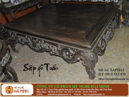 Sập gỗ trắc -  Mã số SAP8815