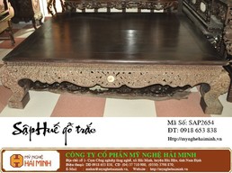 Sập Huế  gỗ trắc -  Mã số SAP2654