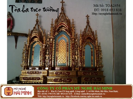  Tòa ba treo tường  -  Mã số TOA2454