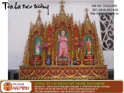 Tòa ba treo tường  -  Mã số TOA2456