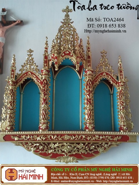 Tòa ba treo tường   -  Mã số TOA2464