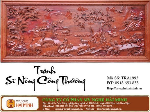 Tranh Sĩ Nông Công Thương  -  Mã số TRA1993