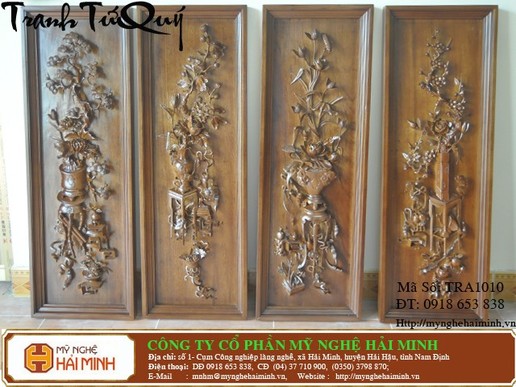 Tranh Tứ Quý  -  Mã số TRA1010