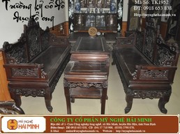 Trường kỷ Cổ Đồ đục tổ ong -  Mã số TK1952