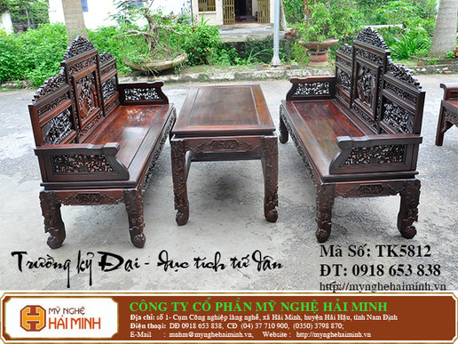 Trường kỷ đại -  đục tích Tứ Dân - Mã số: TK5812 