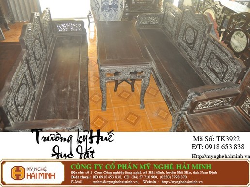 Trường kỷ Huế đục dắt -  Mã số TK3922