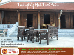 Trường kỷ Huế tựa cuốn - Mã số TK5565