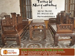 Trường kỷ Như Ý Cát Tường  -  Mã số TK4302
