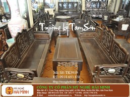 Trường kỷ Tam Sơn chữ nho  -  Mã số TK3919