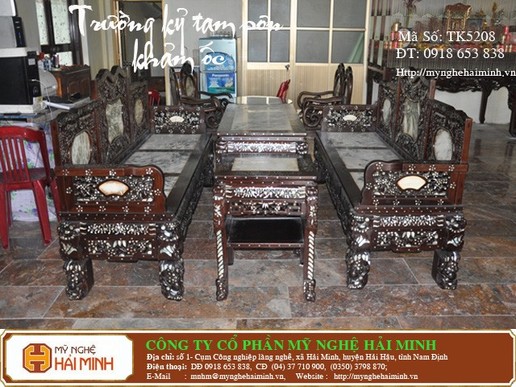   Trường Kỷ  Tam Sơn khảm ốc - mã số: TK5208