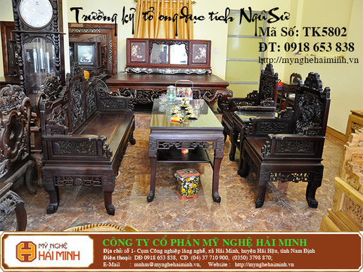 Trường kỷ tổ ong đục tích ngũ sư - Mã số: TK5802 