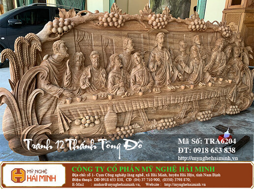 Tranh Tiệc Ly 12 Thánh Tông Đồ - Mã số: TRA6204