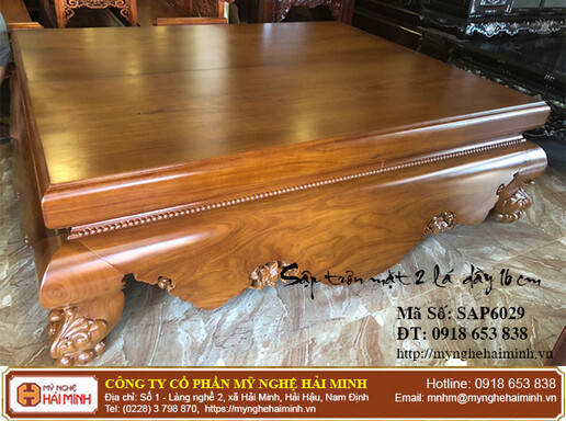 Sập trơn mặt 2 lá dầy 16 cm -Mã số: SAP6029