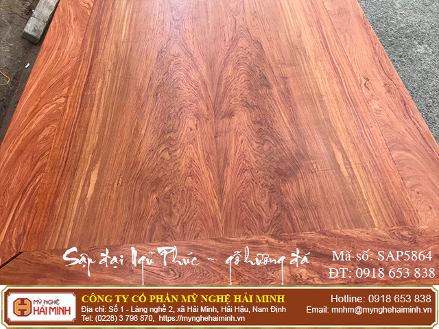 Sập Ngũ Phúc cỡ đại gỗ hương đá - Mã số: SAP5864 - 02