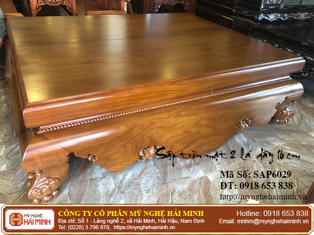 Sập trơn mặt 2 lá dầy 16 cm -Mã số: SAP6029